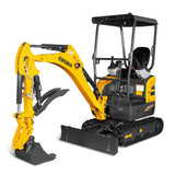 Mini Compact Excavator Kubota D902 Engine,  89" Max. Digging Depth, 1.7 Ton, 4145 LBS Operating Weight,  MEC17 thumbnail 7