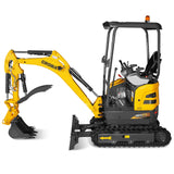 Mini Compact Excavator Kubota D902 Engine,  89" Max. Digging Depth, 1.7 Ton, 4145 LBS Operating Weight,  MEC17 thumbnail 8