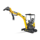 Mini Compact Excavator Kubota D902 Engine,  95" Max. Digging Depth, 1.7 Ton, 4190 LBS Operating Weight,  MEC17PRO thumbnail 17