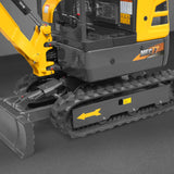 Mini Compact Excavator Kubota D902 Engine,  95" Max. Digging Depth, 1.7 Ton, 4190 LBS Operating Weight,  MEC17PRO thumbnail 11