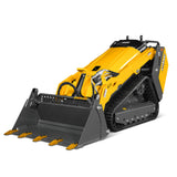 Mini Skid Steer Stand On Compact Track Loader ( 4 in 1 bucket included ) with 25HP KUBOTA D1105 Diesel Engine,  Common Industry Interface (CII),  CROBA  STL1000 thumbnail 77