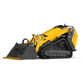 Mini Skid Steer Stand On Compact Track Loader ( 4 in 1 bucket included ) with 25HP KUBOTA D1105 Diesel Engine,  Common Industry Interface (CII),  CROBA  STL1000 thumbnail 78