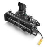 48'' Width, 20" Intake, Hydraulic Snow Blower for Mini Skid Steer, Remote Control Chute Rotation and Deflector, MSB48 thumbnail 20