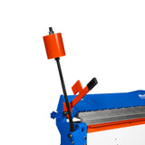 100-inch Manual Sheet Metal Brake - 12 Gauge Bending Capacity, Adjustable Fingers, 8 Ft. Heavy-Duty Steel Construction, Precision Bending for Box and Pan PB10012 thumbnail 10