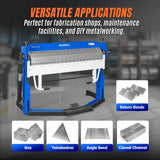 50-Inch Foot Clamp Pan and Box Brake, Industrial Heavy Duty Sheet Metal Folding Machine, 0–135° Bending Angle, 1.9" Clamping Lift, 2" Box Depth PB2A5014 thumbnail 2