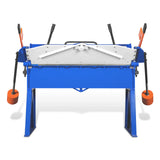 48” Manual Pan and Box Brake - Heavy Duty, Durable Construction, 12 Gauge Mild Steel, 135° Bending Angle, Individual Bending Fingers" PB4812 thumbnail 12