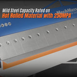 48" Manual Pan and Box Brake - 16 Gauge Mild Steel Capacity, 135° Bending Angle, 16 Precision Fingers, Durable Construction for Accurate Bends" thumbnail 6