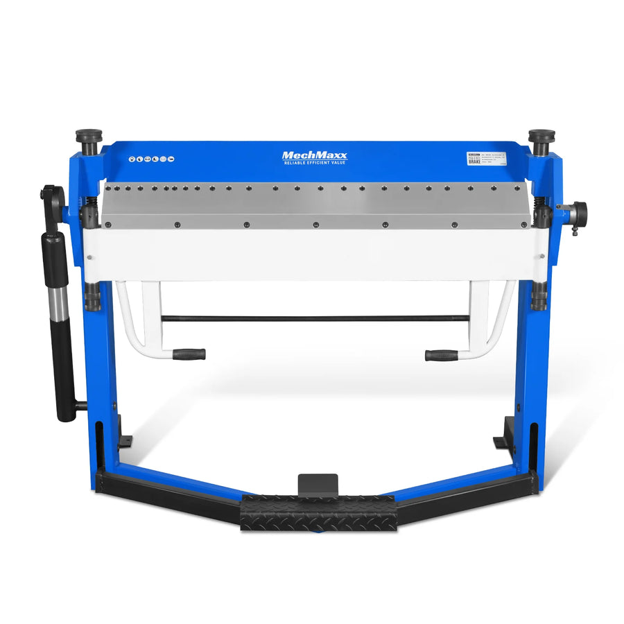 50-Inch Foot Clamp Pan and Box Brake, Light Duty Sheet Metal Folding Machine, 0–135° Bending Angle, 1.9" Clamping Lift, 2" Box Depth PBA5014