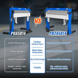 50-Inch Foot Clamp Pan and Box Brake, Light Duty Sheet Metal Folding Machine, 0–135° Bending Angle, 1.9" Clamping Lift, 2" Box Depth PBA5014 thumbnail 9