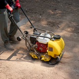 Honda GX160 Vibratory Plate Compactor with Wheel Kit, 3150 lb Centrifugal Force for Soil, Gravel, Asphalt and Paver Base, PC80H thumbnail 3