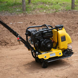 5.8 HP Vibratory Plate Compactor with Wheel Kit, 3150 lb Centrifugal Force for Soil, Gravel, Asphalt and Paver Base, PC80Z thumbnail 8