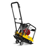 Honda GX160 Vibratory Plate Compactor with Wheel Kit, 3600 lb Centrifugal Force for Soil, Gravel, Asphalt and Paver Base, PC90H thumbnail 12