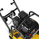 5.8 HP Vibratory Plate Compactor with Wheel Kit, 3600 lb Centrifugal Force for Soil, Gravel, Asphalt and Paver Base, PC90Z thumbnail 10