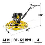 15 HP 44 in Walk-Behind Concrete Power Trowel with Blades and Float Pan, PT46Z thumbnail 2