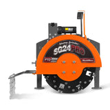 3-Point PTO Stump Grinder with 34 Carbide Teeth (PTO Shaft Included with Slip Clutch),  for 15-45HP Tractor,  SG24PRO thumbnail 20