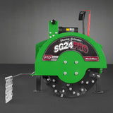 3-Point PTO Stump Grinder with 34 Carbide Teeth (PTO Shaft Included with Slip Clutch),  for 15-45HP Tractor,  SG24PRO thumbnail 37
