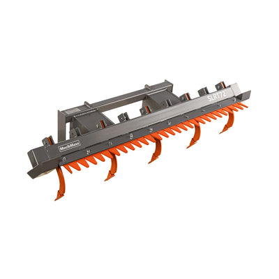 MechMaxx 72" Skid Steer Land Ripper Scarifier Landscaping Rake Attachment