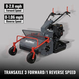 27" Walk Behind Flail Mower,  10HP 302cc,  Self-Propelled,  Tracked,  Electric Start,  SFM27T thumbnail 9