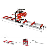 32" Portable Sawmill & 34 Ton Kinetic Log Splitter Bundle thumbnail 2