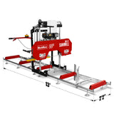 3-Point PTO Stump Grinder & 22" Portable Sawmill & Forestry Log Skidding Winch  Bundle,SG24 & SM22 &FW8800 thumbnail 28