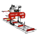 22" Portable Sawmill,  224cc 7HP DUCAR Gasoline Engine,  18" Board Width,  13' Track Length ,  SM-22 thumbnail 11