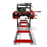 22" Portable Sawmill,  224cc 7HP DUCAR Gasoline Engine,  18" Board Width,  13' Track Length ,  SM-22 thumbnail 16