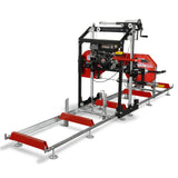 22" Portable Sawmill,  224cc 7HP DUCAR Gasoline Engine,  18" Board Width,  13' Track Length ,  SM-22 thumbnail 17