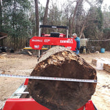 MechMaxx 36" MAX Portable Sawmill,  750cc 25HP ZONSEN V-Twin Engine,  36" Board Width,  20' Track Length,  ( 10 x Blades Included ) SM36MAX thumbnail 4