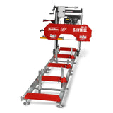 22" Portable Sawmill,  274cc 8.1HP Gasoline Engine,  18" Board Width,  13' Track Length ,  SM-22 thumbnail 13