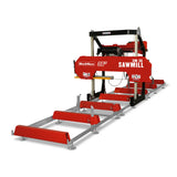 MechMaxx 36" MAX Portable Sawmill,  25HP 688cc HONDA GX690 V-Twin Engine,  35" Board Width,  20' Track Length ( 10 x Blades Included ) SM36HMAX thumbnail 24
