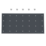 ( 1 Pack / 1 Pcs ) Shelf with 5 Pcs Clips, 1430L Cabinet, Black (for SKU:203004, 203008, 203009) thumbnail 4