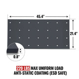 ( 1 Pack / 1 Pcs ) Shelf with 5 Pcs Clips, 1430L Cabinet, Black (for SKU:203004, 203008, 203009) thumbnail 2