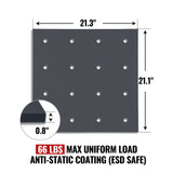 ( 1 Pack / 1 Pcs ) Shelf with 5 Pcs Clips, 210L Cabinet, Black (for SKU:203012, 203013) thumbnail 2