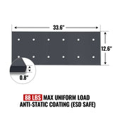 ( 1 Pack / 1 Pcs ) Shelf with 5 Pcs Clips, 320L Cabinet, Black (for SKU: 203001, 203005) thumbnail 2