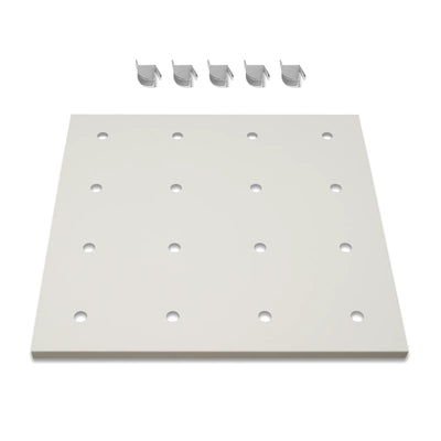 ( 1 Pack / 1 Pcs ) Shelf with 5 Pcs Clips, 540/730L Cabinet, White (for SKU:203002W, 203010W, 203006W, 203011W)