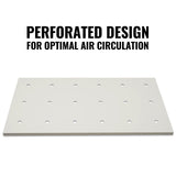 ( 1 Pack / 1 Pcs ) Shelf with 5 Pcs Clips, 880L Cabinet, White (for SKU:203003W, 203007W) thumbnail 3