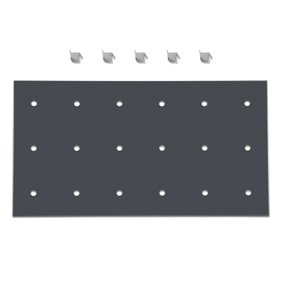( 1 Pack / 1 Pcs ) Shelf with 5 Pcs Clips, 880L Cabinet, Black (for SKU:203003, 203007)
