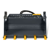 44" 4-In-1 Combo Mini Skid Steer Bucket Attachment With Quick Attach,  Universal Mount thumbnail 9