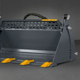 44" 4-In-1 Combo Mini Skid Steer Bucket Attachment With Quick Attach,  Universal Mount thumbnail 5