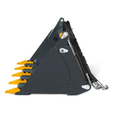 44" 4-In-1 Combo Mini Skid Steer Bucket Attachment With Quick Attach,  Universal Mount thumbnail 10