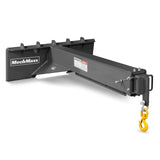 Adjustable Skid Steer Crane Jib Attachment, Manual Telescopic Manual Telescoping 6 FT - 10 FT, 5000 lbs Max Capacity, SSCJ50 thumbnail 1
