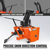 48" 3 Point PTO Snow Blower 24" Impeller Diameter 360° Snow Chute (PTO Shaft Included with Slip Clutch),  20-45 HP,  TSB48T thumbnail 7