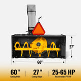 60" 3 Point PTO Snow Blower 24" Impeller Diameter 360° Snow Chute (PTO Shaft Included with Slip Clutch),  25-65 HP,  TSB60 thumbnail 3