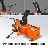 84" 3 Point PTO Snow Blower 24" Impeller Diameter 360° Snow Chute (PTO Shaft Included with Slip Clutch),  35-95 HP,  TSB84T thumbnail 7