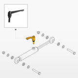 Snow Blower Lock Handle (for SKU: 201042, 201042T, 201015, 201015T, 201016, 201016T, 201043, 201043T) thumbnail 3