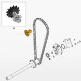 Snow Blower Tensioner Gear Kit (for SKU: 201042, 201042T, 201015, 201015T, 201016, 201016T, 201043, 201043T) thumbnail 2