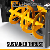 48" 3 Point PTO Snow Blower 24" Impeller Diameter 360° Snow Chute (PTO Shaft Included with Slip Clutch),  20-45 HP,  TSB48 thumbnail 3