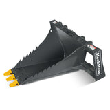 48" Skid Steer Stump Bucket Wrecker with Universal Quick Attach, Bolt-On Cutting Teeth, SBE53 thumbnail 1