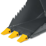 48" Skid Steer Stump Bucket Wrecker with Universal Quick Attach, Bolt-On Cutting Teeth, SBE53 thumbnail 6