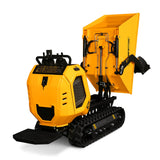 1800lb 420cc  E-start Gas Engine Stand-ON Hydraulic Track Dumper with Self-Loading ,  T80 thumbnail 3